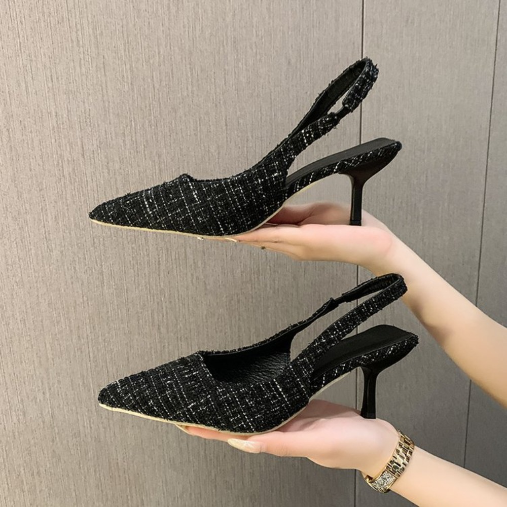 Home Office Inspiration - Elegant Office Ladies Slingback Stiletto Shoes