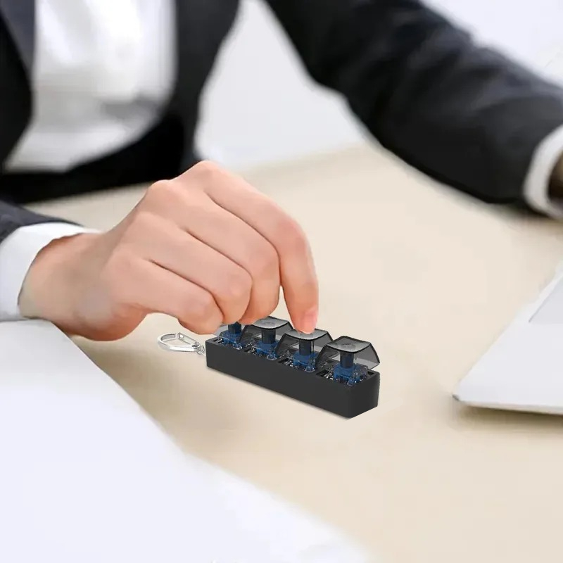 4Keys Finger Button Anti-stres - đánh giá và giá Home Office Keyboard