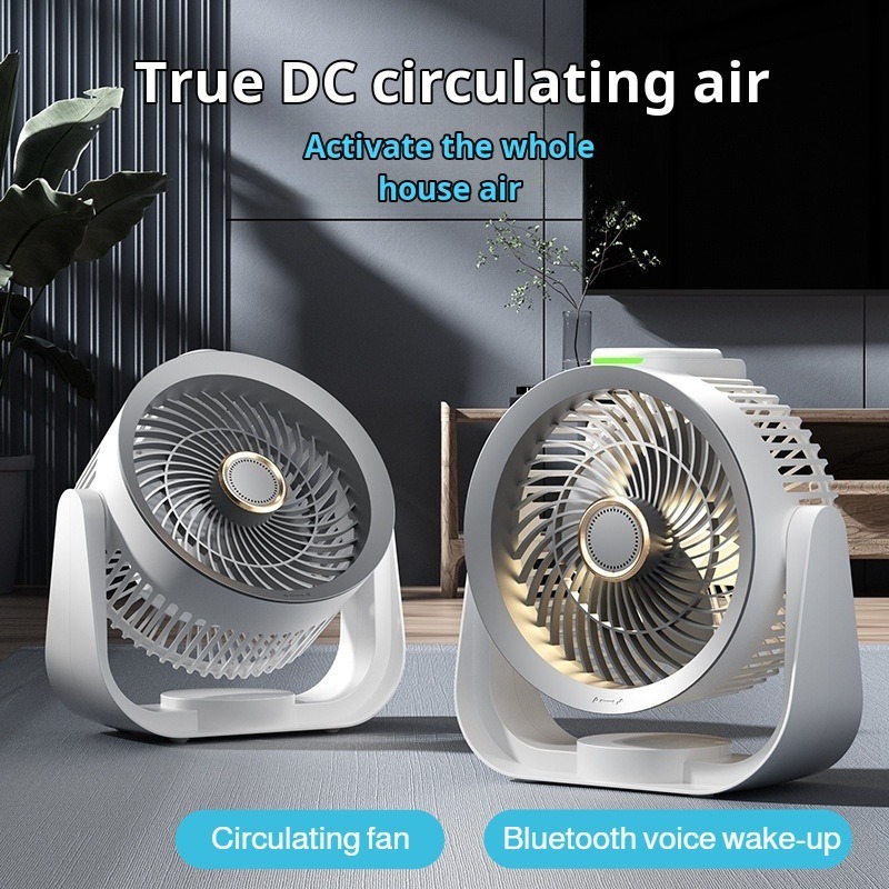 Smart Desk Fan Voice Activated - đánh giá và giá Home Office Setup