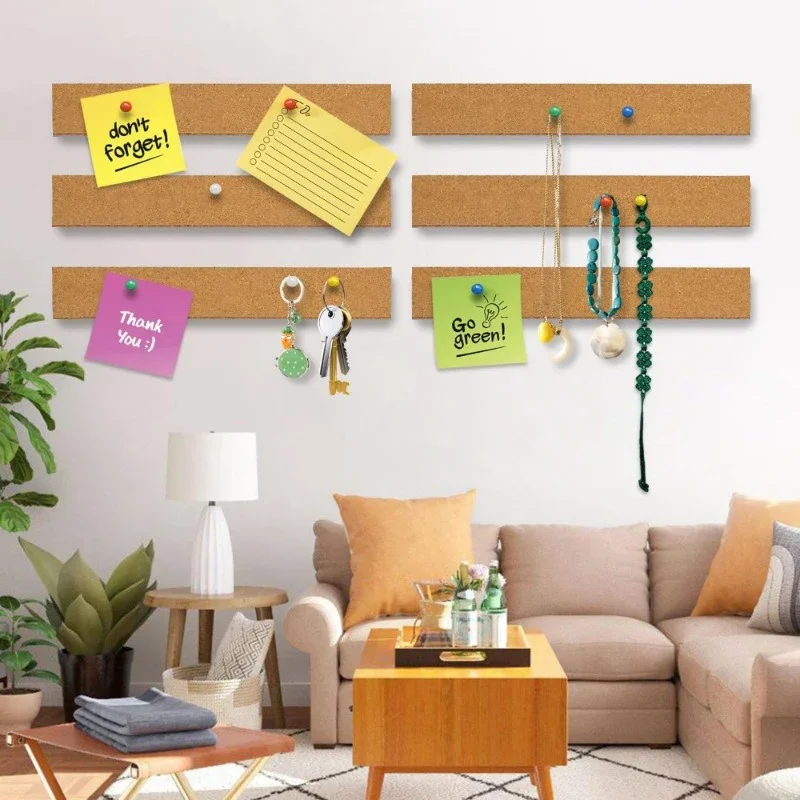 1pc 30cm Cork Board Strips Sel - đánh giá và giá Home Office Setup