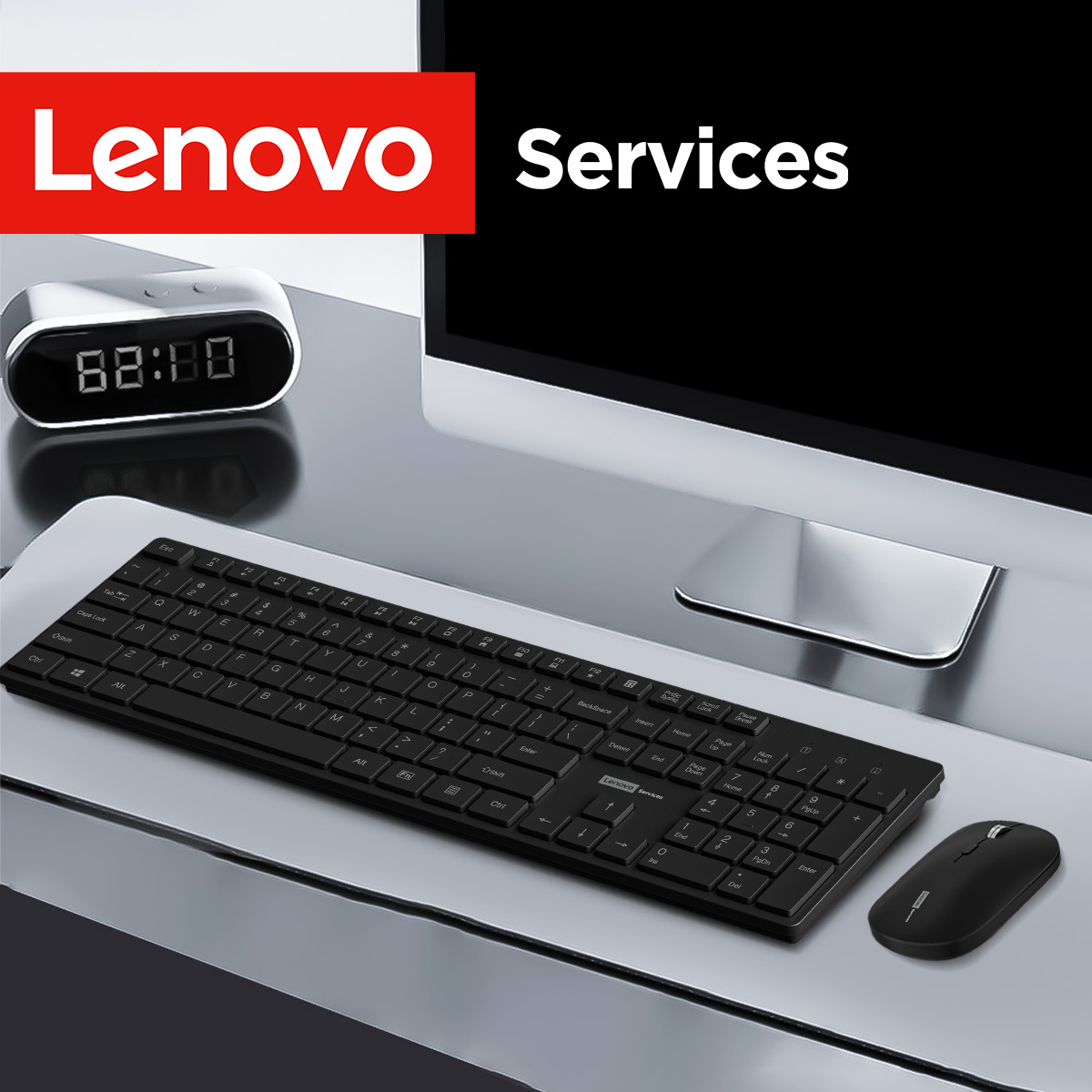 Lenovo KN220 Silent 2.4G Wirel - đánh giá và giá Home Office Keyboard