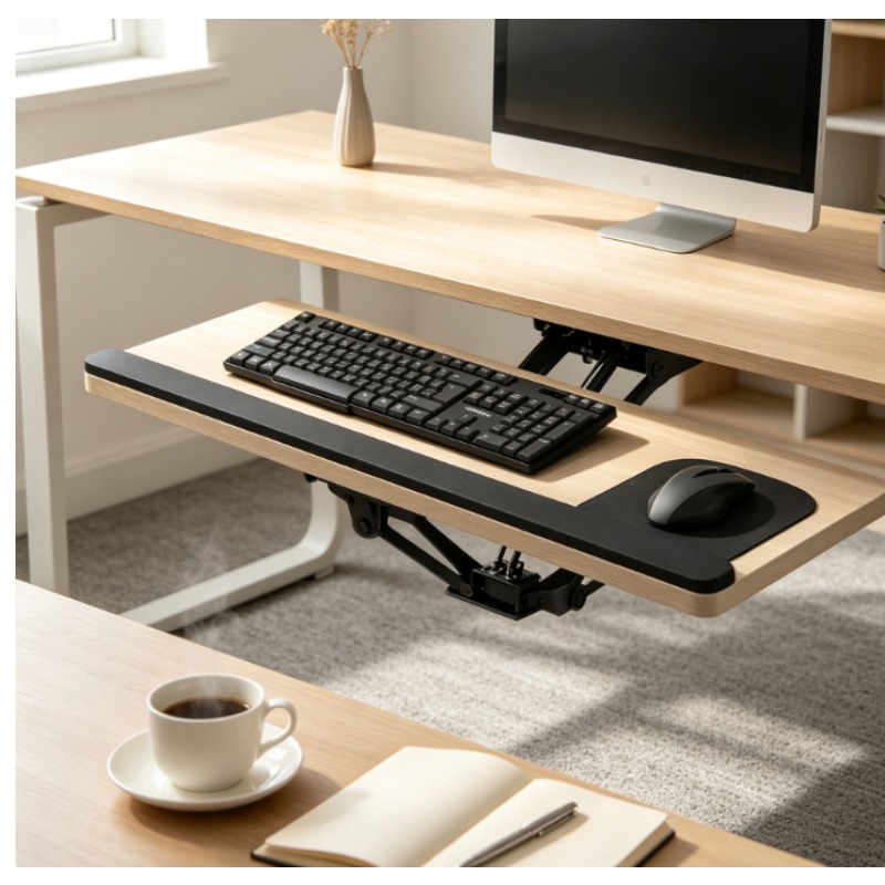 Keyboard Tray Under Desk Slidi - đánh giá và giá Home Office Keyboard
