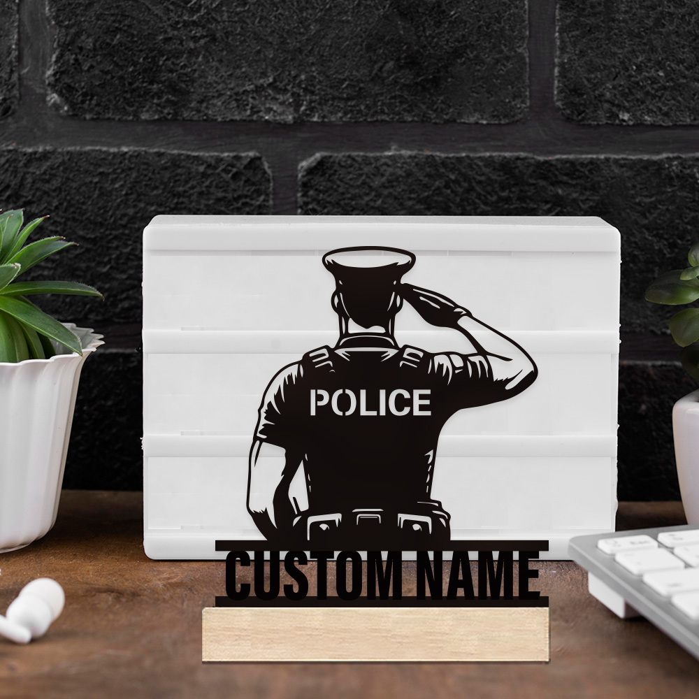 Personalized Metal Police Badg - đánh giá và giá Home Office Setup