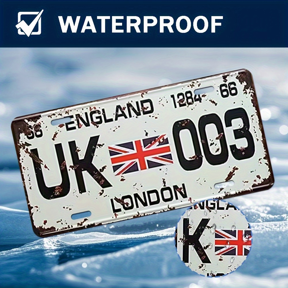Vintage London UK License Plat - đánh giá và giá Home Office London
