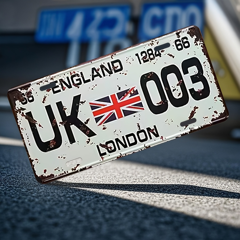 Vintage London UK License Plat - đánh giá và giá Home Office London