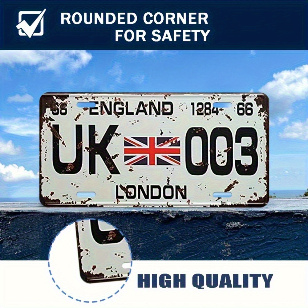 Vintage London UK License Plat - đánh giá và giá Home Office London