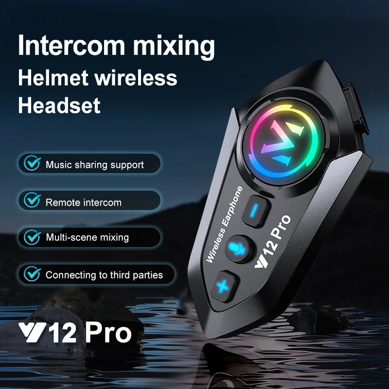 Y12 Pro Motorcycle Helmet Blue - đánh giá và giá Home Office Headset