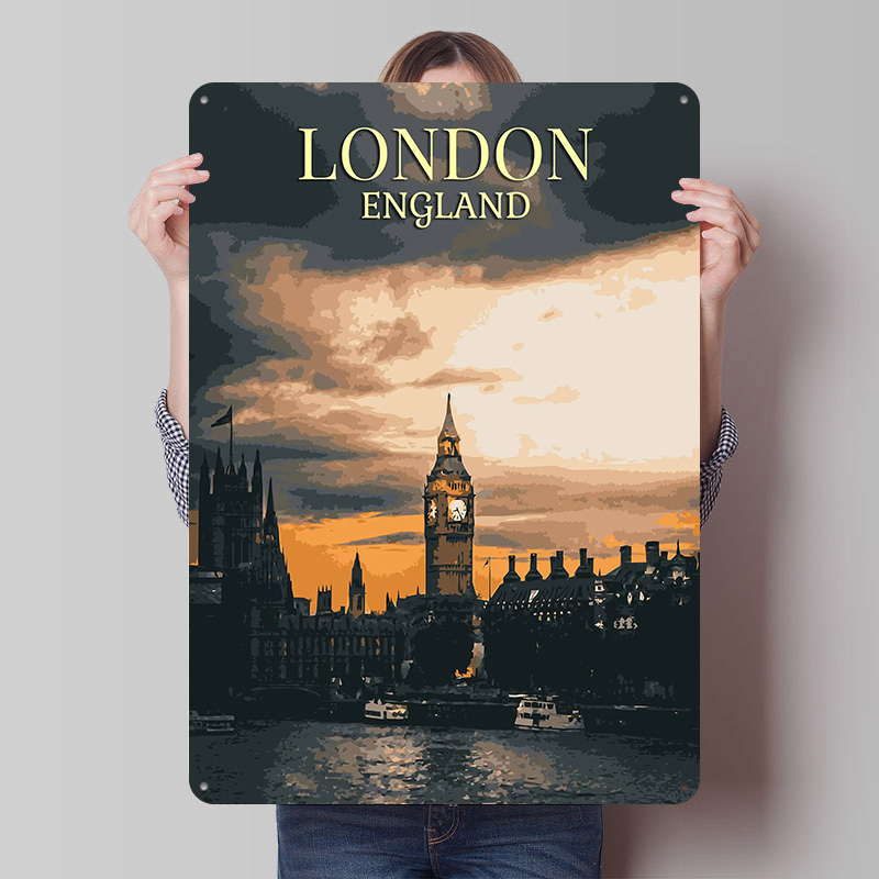 Vintage London Tinplate Poster - đánh giá và giá Home Office London