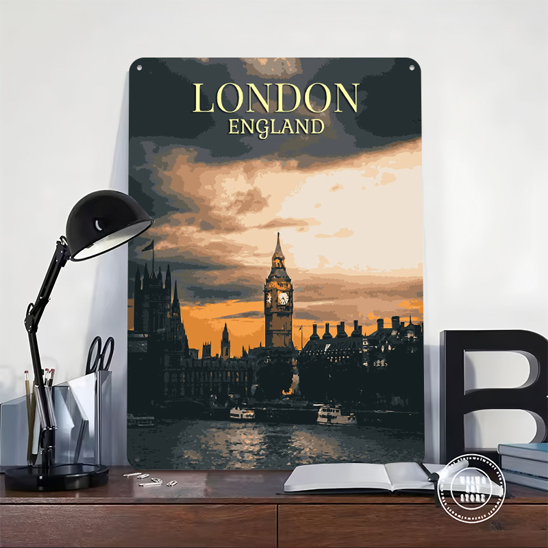 Vintage London Tinplate Poster - đánh giá và giá Home Office London