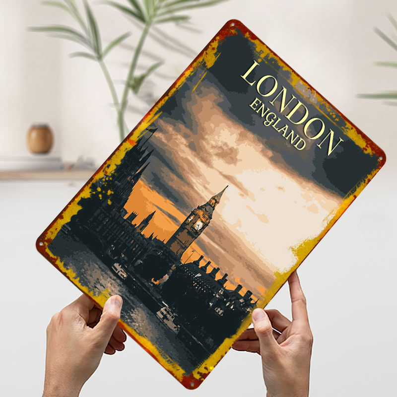 Vintage London Tinplate Poster - đánh giá và giá Home Office London