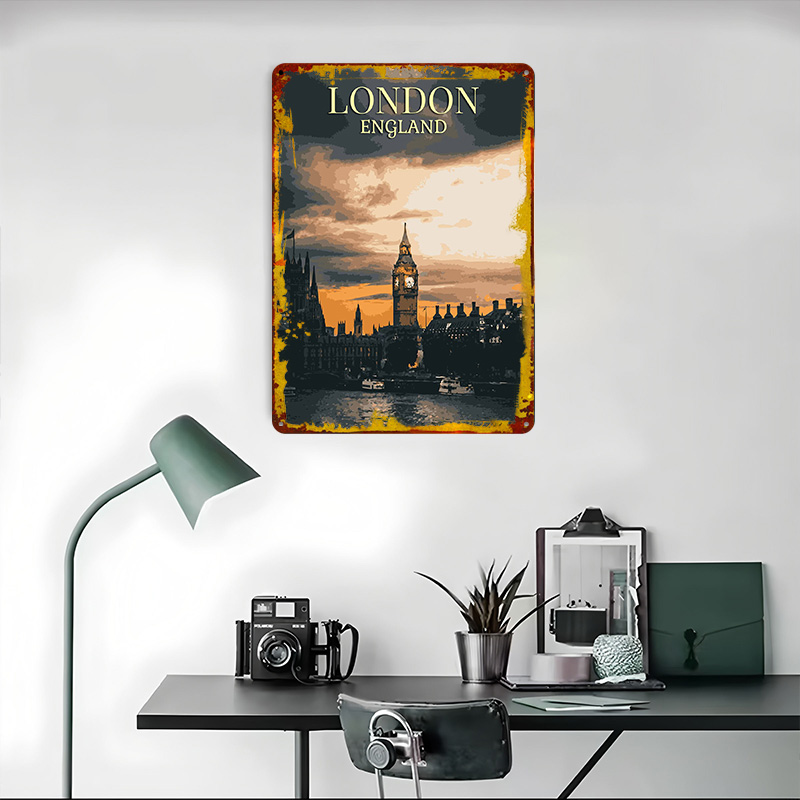 Vintage London Tinplate Poster - đánh giá và giá Home Office London
