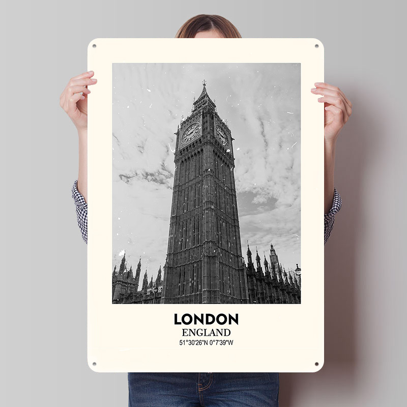 London Big Ben Printed Poster  - đánh giá và giá Home Office London