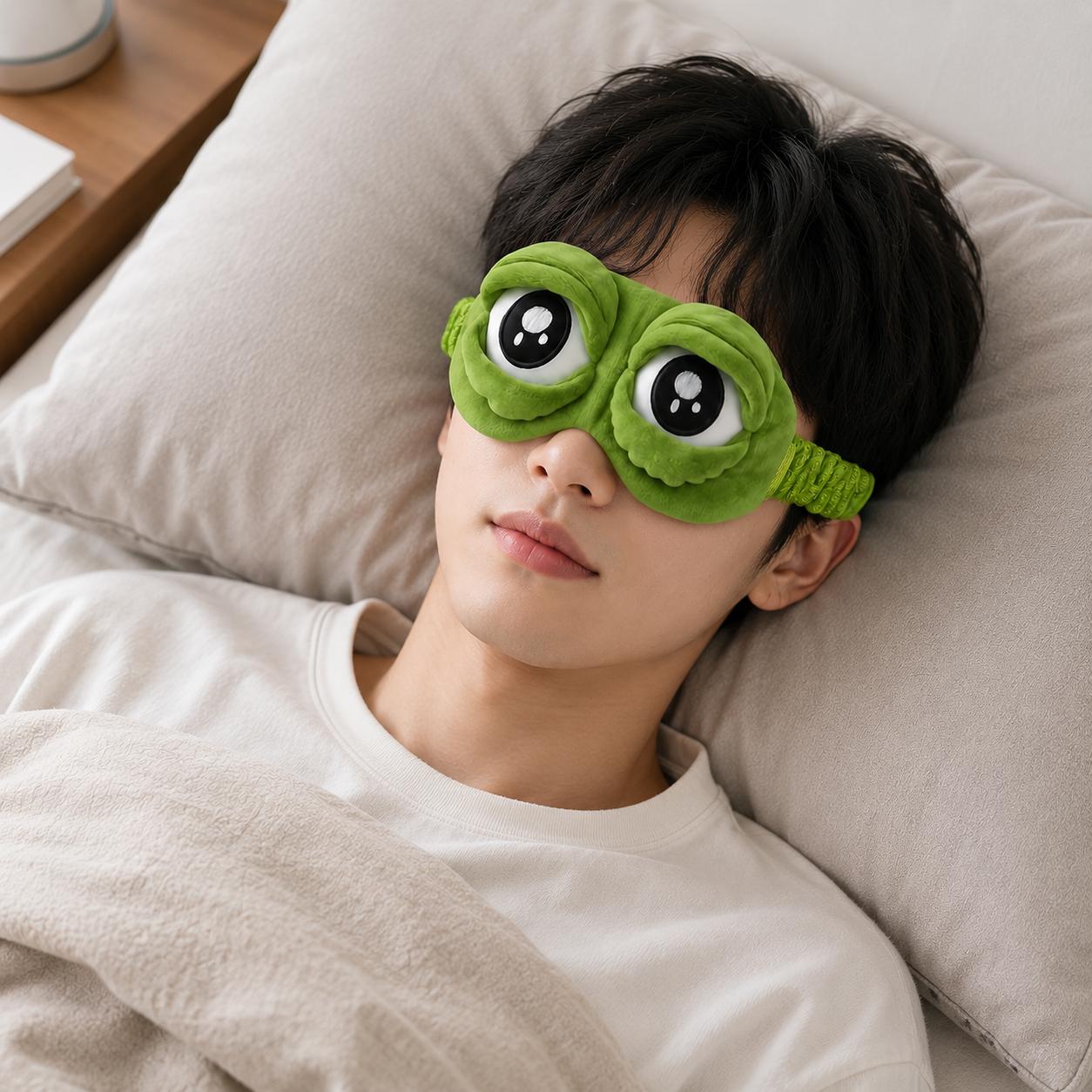 Sleep Eye Mask 3D Cute Frog Fu - đánh giá và giá Home Office Inspiration