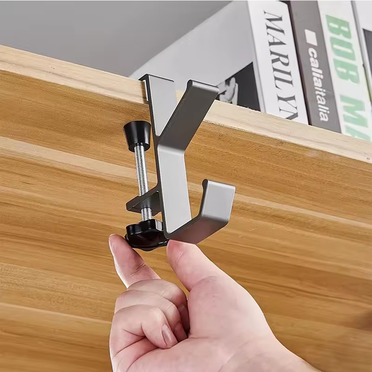 1/2pc Adjustable Desk Edge Hoo - đánh giá và giá Home Office Headset